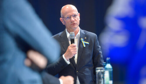 BIV-OT-Präsident Alf Reuter auf der OTWorld 2022 in Leipzig (Foto: Volkmar Heinz)