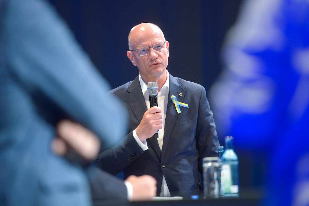 BIV-OT-Präsident Alf Reuter auf der OTWorld 2022 in Leipzig (Foto: Volkmar Heinz)