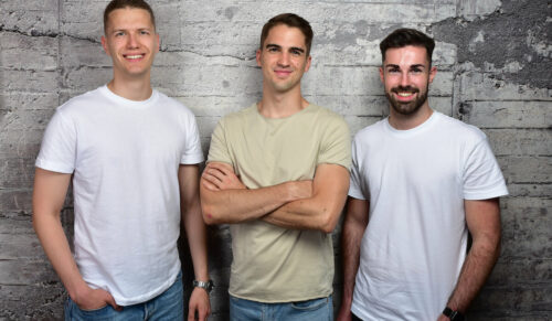Sie haben Anni.care ins Leben gerufen (v.l.): Valentin Kronreif, Shane Füller und Thomas Seidl. (Foto: Healthbytes)
