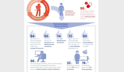 So helfen Rückenbandagen und Rückenorthesen (Grafik: Eurocom)