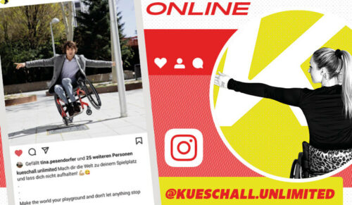 Kueschall.unlimited möchte auf Instagram inspirieren. (Foto: Invacare)