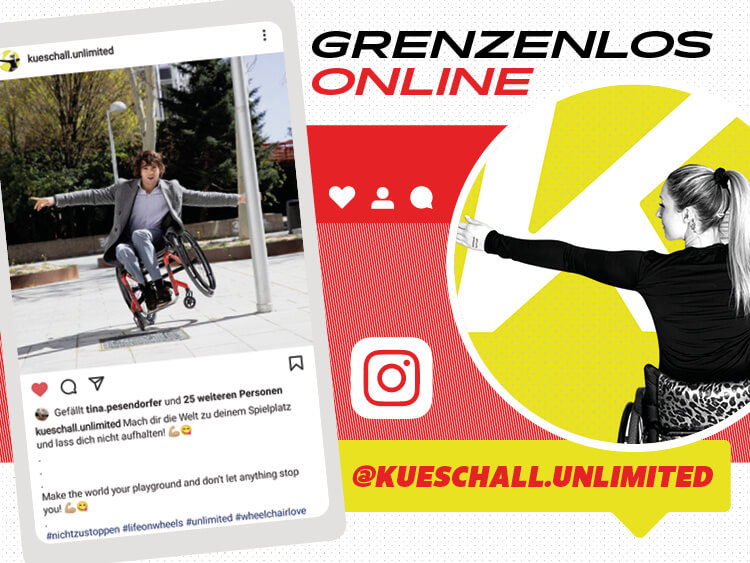 Kueschall.unlimited möchte auf Instagram inspirieren. (Foto: Invacare)
