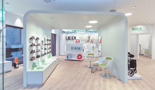 Marketing und Wohlfühlambiente durch besonderes Shopdesign. (Bode, Wolfsburg, Fotograf: Tim Dalhoff)
