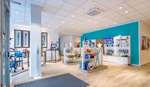 Neu gestaltet: das Sanitäshaus Brämer in Erftstadt. (Foto: jones-art.com)