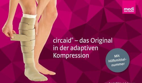 In einem Online-Event stellt medi die Möglichkeiten medizinischer adaptiver Kompressionssysteme vor. (Foto: www.medi.de)