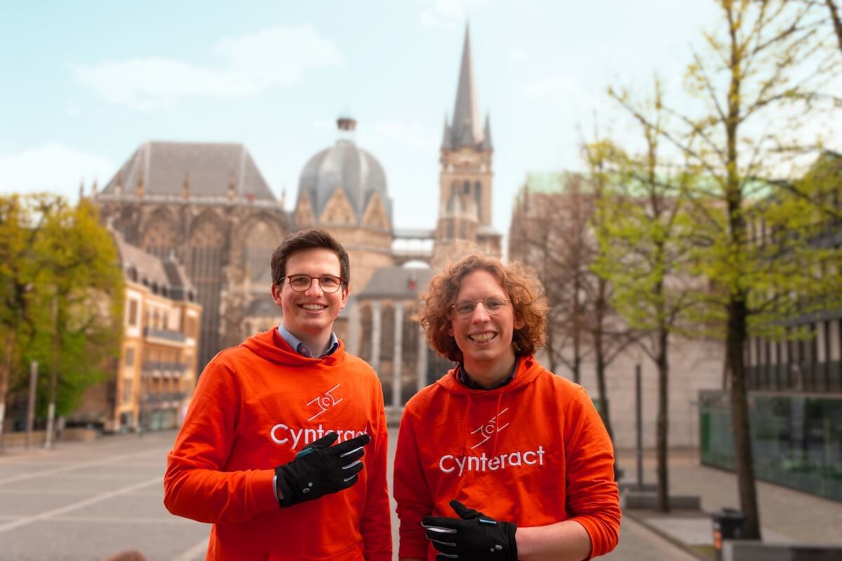 Cynteract-Gründer Gernot Sümmermann (l.) und Manuel Wesseley. (Foto: Cynteract)