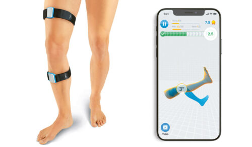 Für Gonarthrose-Patienten entwickelt: die Trainings-App Re.flex. (Fotos: Sporlastic)