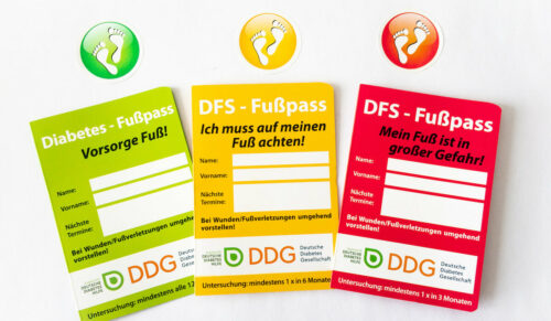 Der DFS-Fußpass (Foto: DDG)