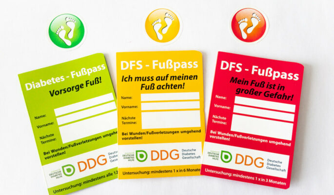 Der DFS-Fußpass (Foto: DDG)