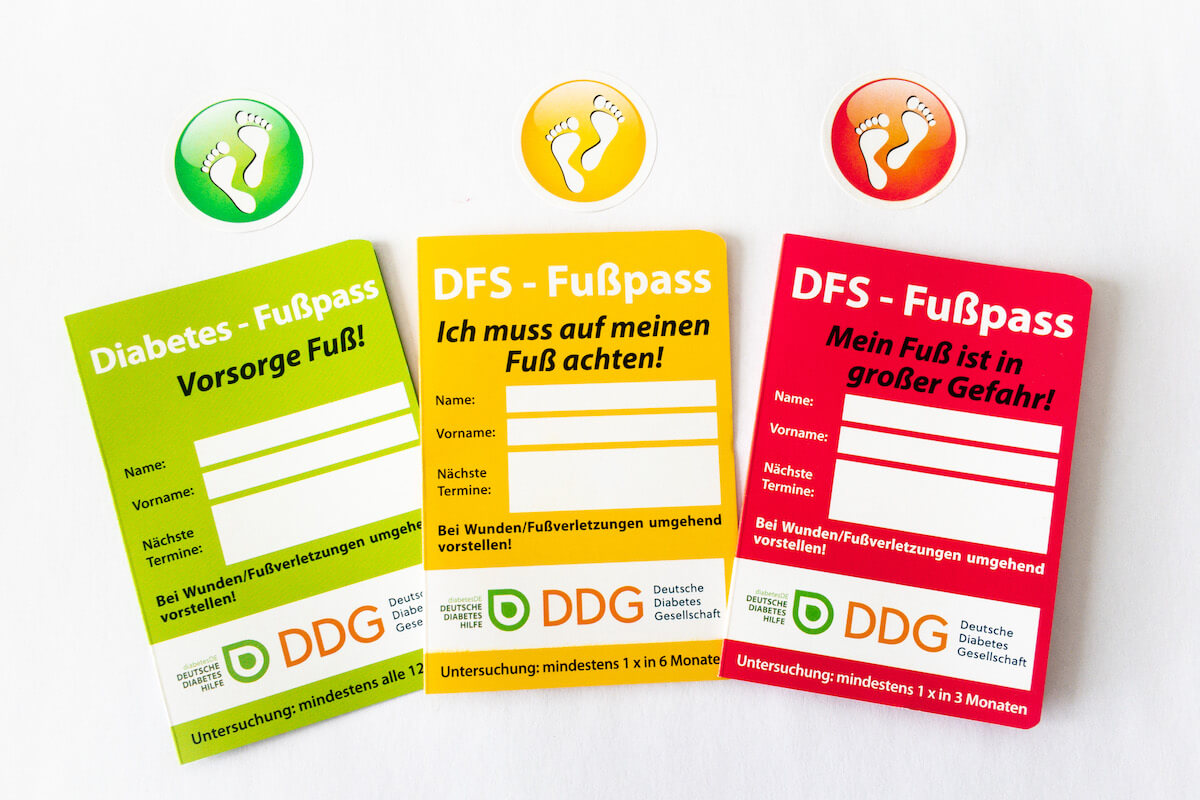 Der DFS-Fußpass (Foto: DDG)