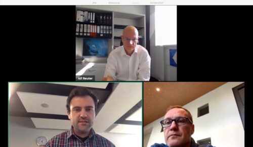 Etwa 130 Interessenten verfolgten die Live-Videokonferenz mit MdB Dr. Roy Kühne sowie dem BIV-Präsidenten Alf Reuter. (Foto: Screenshot)