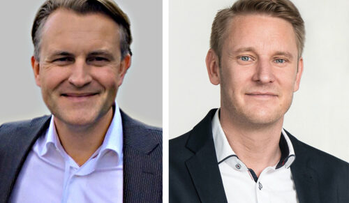 Andrew Drabbe, Managing Director Beurer Benelux B.V. (l.), und Sebastian Kebbe, Beurer Geschäftsführer Marketing & Vertrieb (Fotos: Beurer)