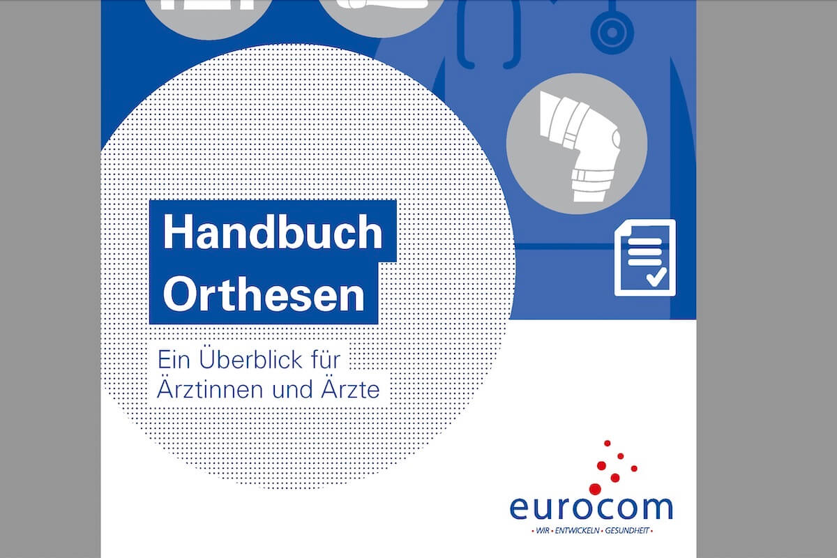 Neues Handbuch „Orthesen“ der Eurocom. (Grafik: Quelle Euromcom)