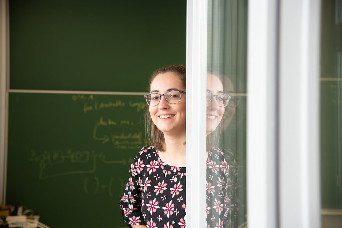 Ann-Kathrin Carl, wissenschaftliche Mitarbeiterin im Labor für Biomechatronik der FH Münster, hat die Onlineumfrage durchgeführt. (Foto: FH Münster, Katharina Kipp)