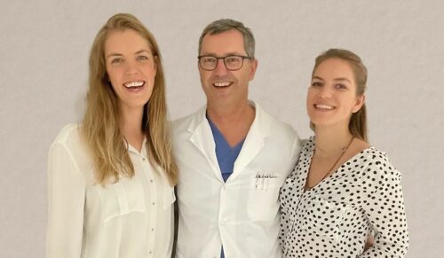 Anina Langhans, Dr. Stefan Rapprich und Helena Rapprich sind die Entwickler der LipoCheck-App. (Foto: LipoCheck)