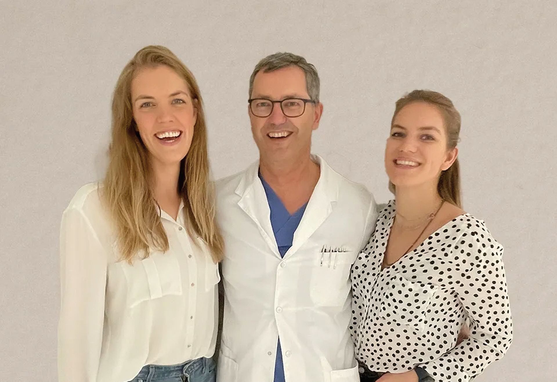 Anina Langhans, Dr. Stefan Rapprich und Helena Rapprich sind die Entwickler der LipoCheck-App. (Foto: LipoCheck)