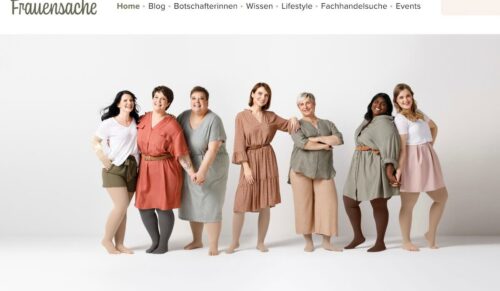 Homepage der Juzo-Lipödem-Initiative Frauensache. (Foto: Screenshot)