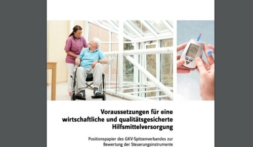 In einem Positionspapier fasst der GKV-Spitzenverband seine Ideen zur Hilfsmittelversorgung zusammen. (Quelle: GKV-Spitzenverband)