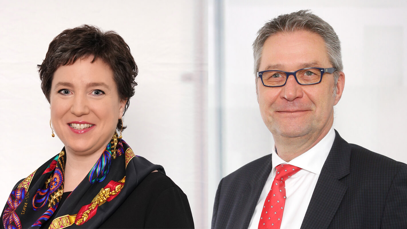 Die Vorsitzenden des Verwaltungsrates des GKV-Spitzenverbandes, Dr. Susanne Wagenmann und Uwe Klemens. (Fotos: GKV-Spitzenverband)