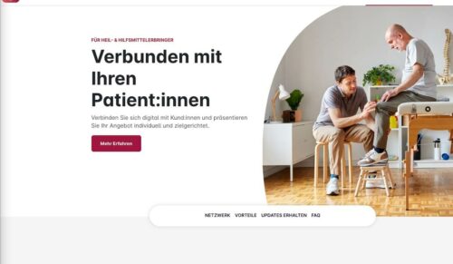 Die Plattform Gesund.de bindet jetzt Schritt für Schritt Sanitätshäuser ein. (Foto: Screenshot)