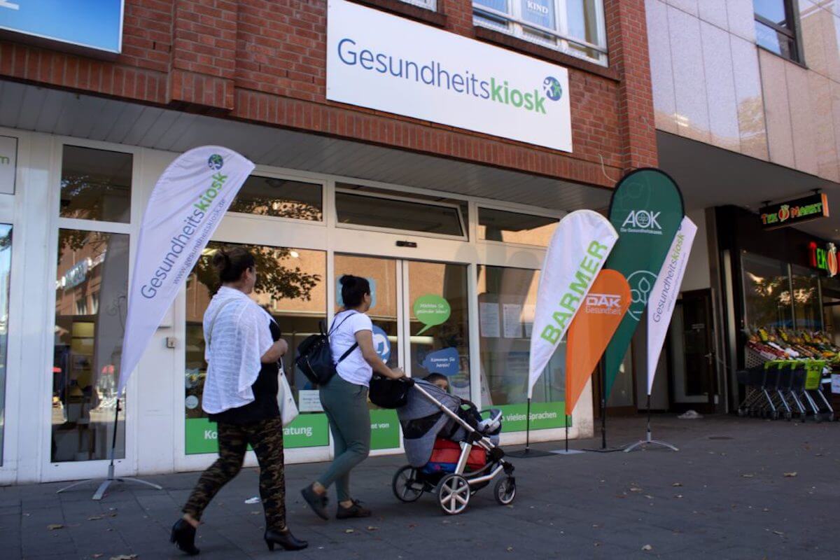 Gesundheitskiosk in Hamburg-Billstedt. (Foto: Optimedis AG)
