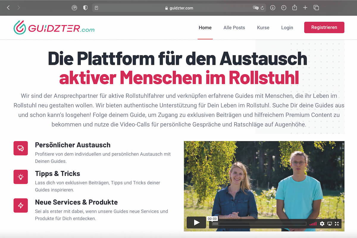 Plattform www.guidzter.com (Foto: Guidzter.com)