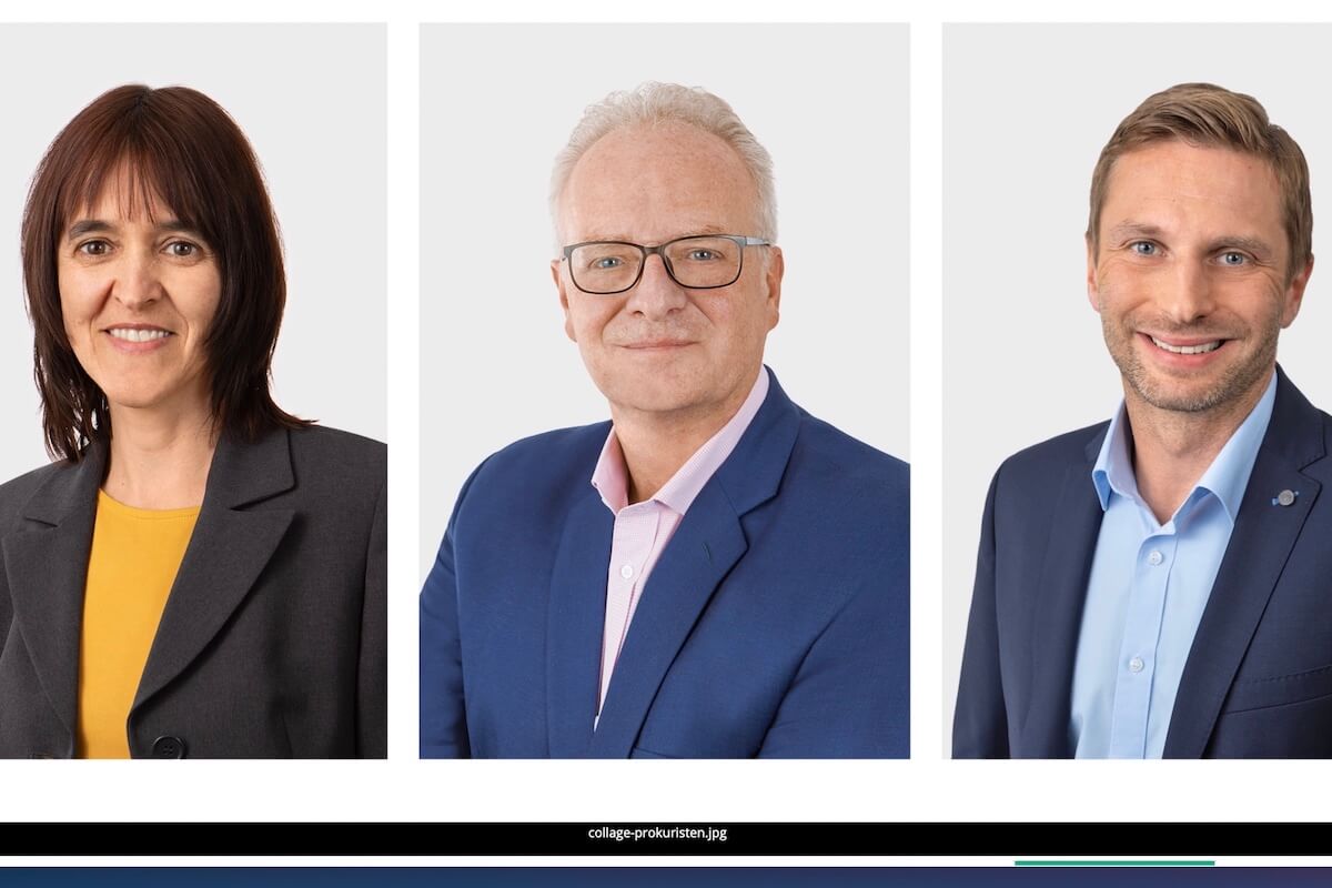 Hildegard Wittkopf, Roger Willms und Christian Brandstetter (v.l.) gehören seit 1. April 2022 zum Kreis der erweiterten Geschäftsleitung bei der Julius Zorn GmbH. (Fotos: Juzo)