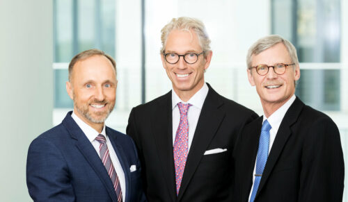 Der KBV-Vorstand (v.l.): Drs. Stephan Hofmeister, Andreas Gassen, Thomas Kriedel. (Foto: Lopata/axentis.de)