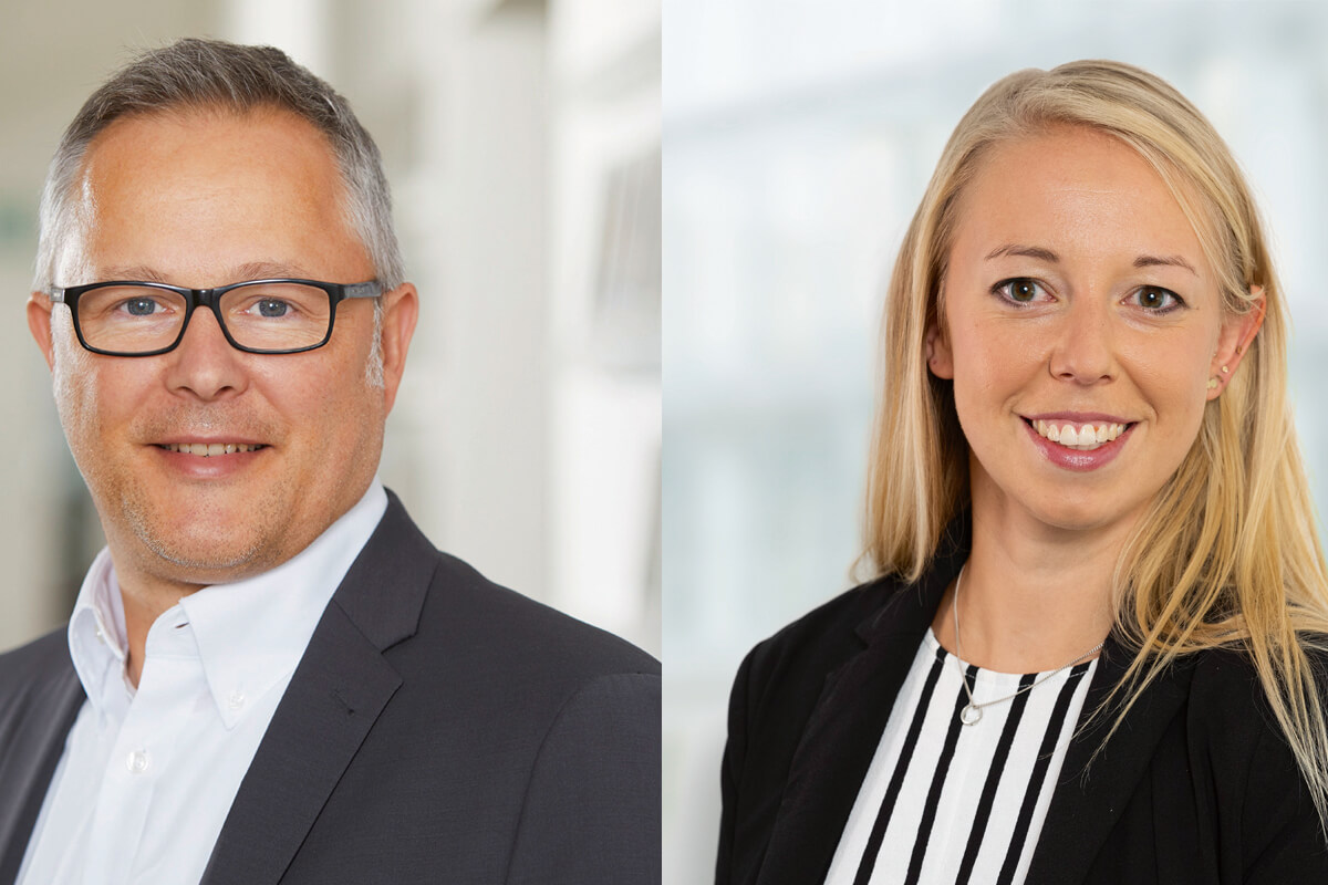 Christian Lierse; Publicare, und Juliane Pohl, BVMed. (Fotos: Publicare/BVMed)