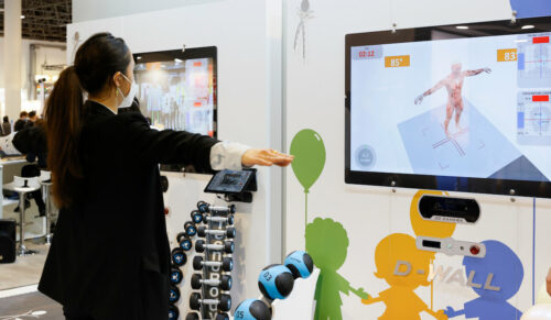 Physiotherapie und Orthopädietechnik gehörten wie immer zu den Angebotsbereichen der Medica. (Foto: Messe Düsseldorf, Constanze Tillmann)