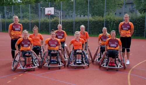 Auf der Jagd nach Gold: die Damennationalmannschaft im Rollstuhlbasketball (Foto: Sunrise Medical)