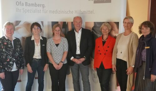 Dr. Ingelore Warsow, Claudia Horrer, Kerstin Waldvogel-Röcker, Dr. Simon Classen, Dr. Barbara Netopil, Martina Heldt, Michaela Lundius. (Foto: Ofa)