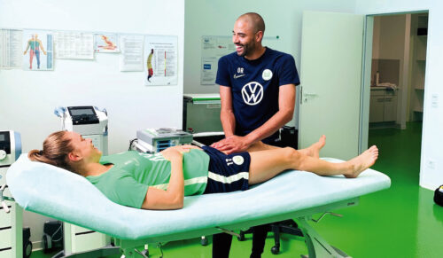 Zur Regenaration setzt Omar Rüppel auf die MLD. (Foto: VfL Wolfsburg/Rüppel)