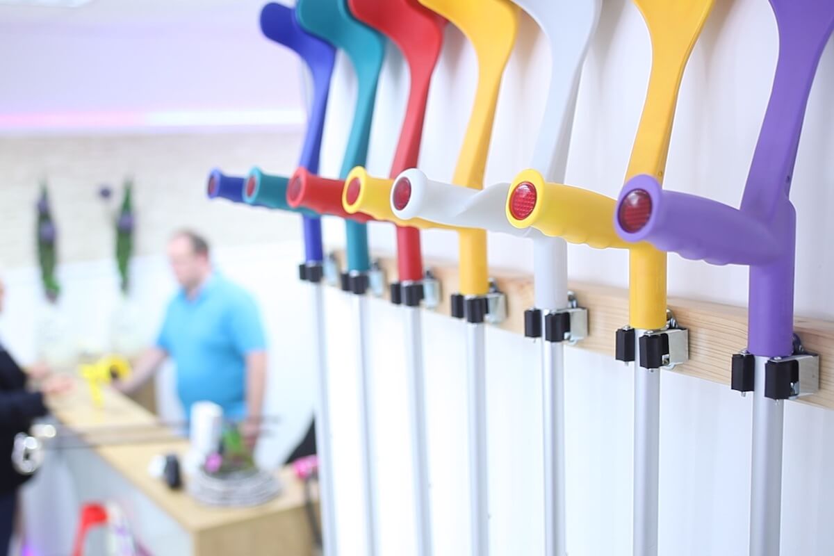 Die Firma Ossenberg ist ein deutscher Hersteller von Unterarmgehhilfen, Handstöcken und orthopädischen Hilfsmitteln. (Foto: Ossenberg)