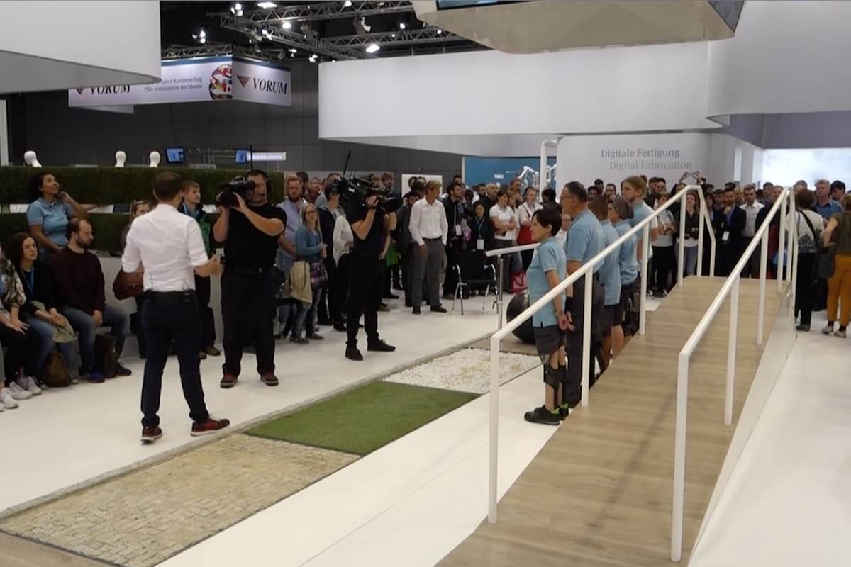 Ottobock stellte auf der OTWorld in Leipzig die neue Generation des C-Brace vor. (Foto: Redaktion)