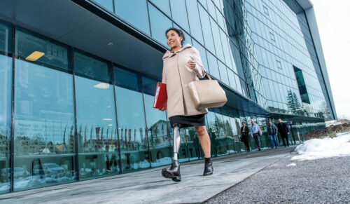 Ein Vorzeigeprodukt von Ottobock: Das C-Leg 4 setzt ausschließlich auf Bewegungssensorik. (Foto: Ottobock)