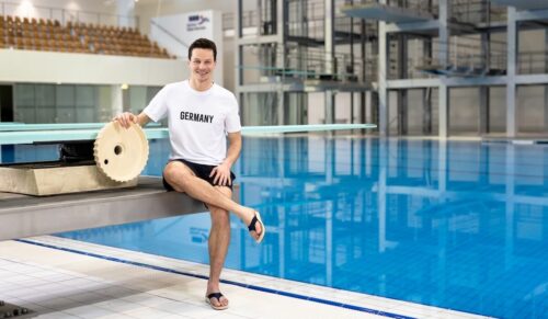 Wasserspringer Patrick Hausding (Foto: Seeger Gesundheitshaus GmbH & Co. KG)
