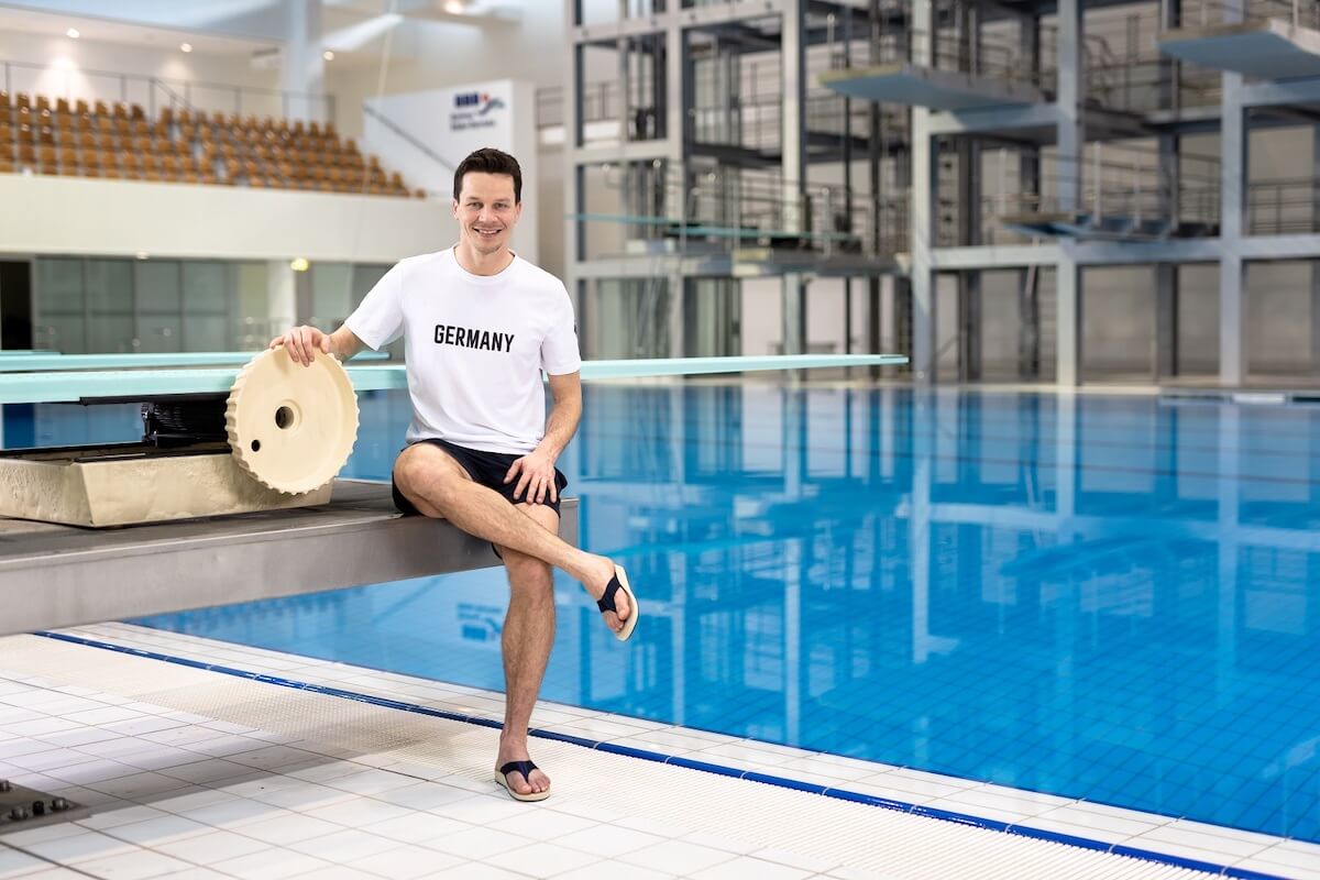 Wasserspringer Patrick Hausding (Foto: Seeger Gesundheitshaus GmbH & Co. KG)