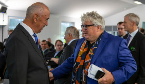 Kurt Pohlig (l.) und Professor Hans Georg Näder (Foto: Pohlig)