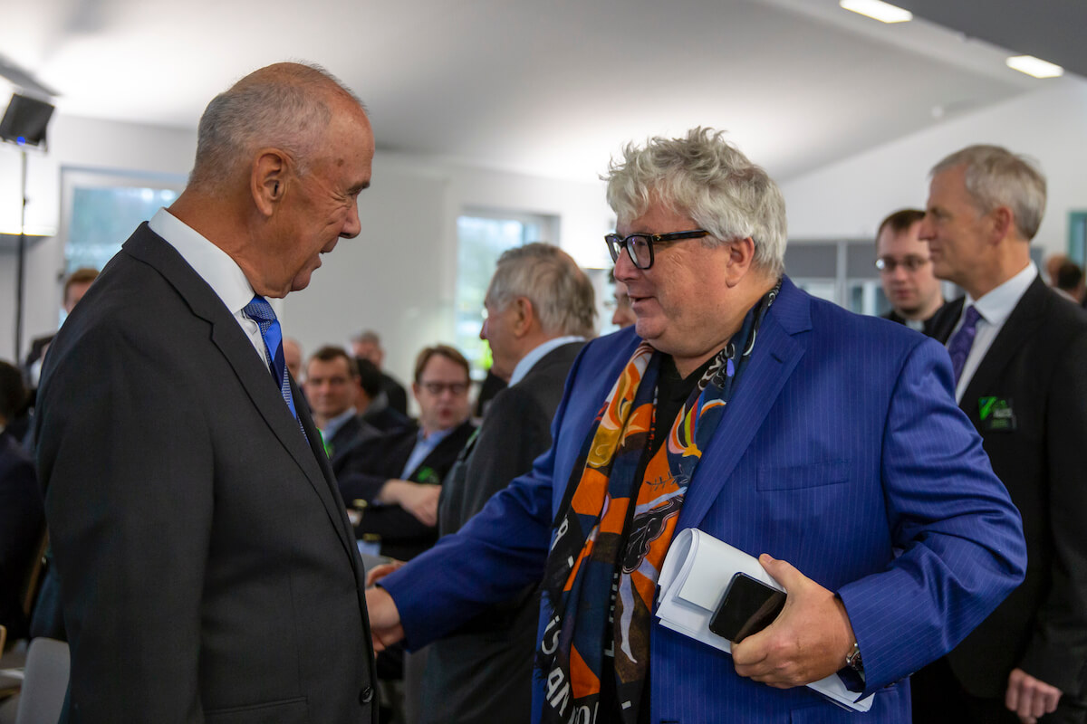 Kurt Pohlig (l.) und Professor Hans Georg Näder (Foto: Pohlig)