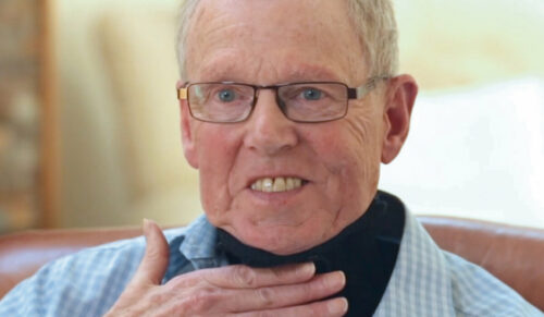 Die Kopfstütze Headup Collar wurde speziell für ALS-Patienten entwickelt. (Foto: Prowalk)