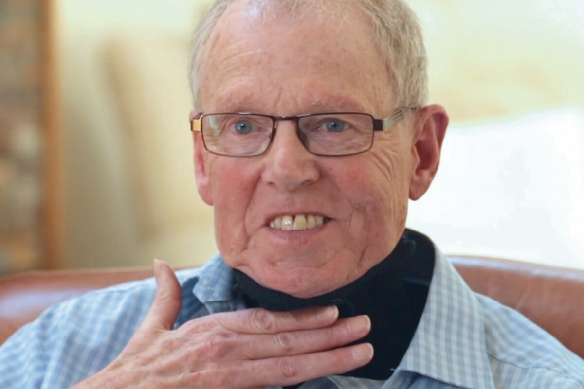 Die Kopfstütze Headup Collar wurde speziell für ALS-Patienten entwickelt. (Foto: Prowalk)