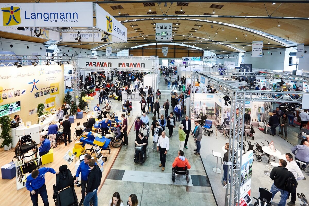 Die Rehab soll künftig in drei Hallen stattfinden. (Foto: Messe Karlsruhe, Behrendt und Rausch)