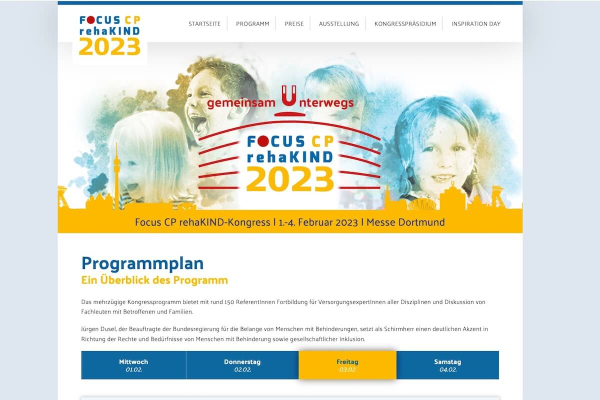 Screenshot: focuscprehakind.de/programmplan