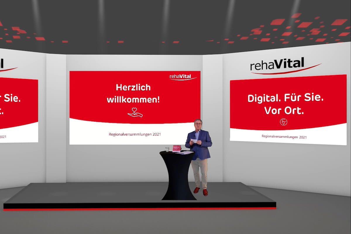 Die RehaVital veranstaltete ihre Regionalversammlungen 2021 in digitaler Form. (Foto: RehaVital)