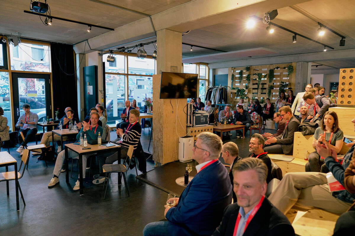 Lockere Atmosphäre beim After Work-Event Pioneers Lab der Rehavital. (Foto: Rehavital)