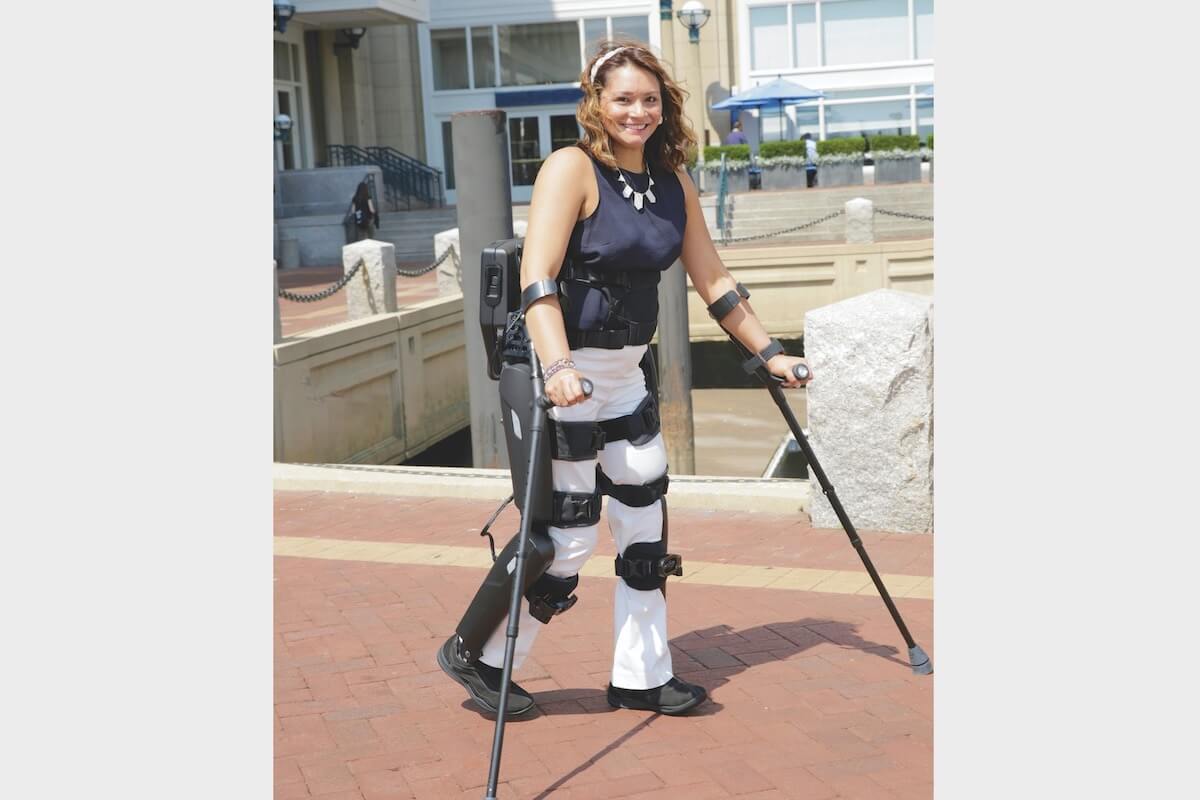 Die Median Klinik Leipzig ist das erste sächsische Rewalk-Trainingszentrum. (Foto: Rewalk)