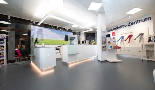 Blick in das neu gestaltete Flora Gesundheits-Zentrum in Elmshorn. (Foto: OBV)