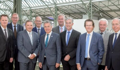 Der neue Vorstand um den Vorsitzenden Josef May repräsentiert die gesamte Breite der Spectaris-Industrien. (Foto: Sablotny)