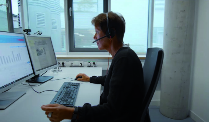 Auf einer digitalen Plattform zusammen können Gesundheitscoaches die Werte der Patienten einsehen, analysieren und Trainingspläne anpassen (im Beispiel von COPD-Patienten)  Fotos: Philips Healthcare